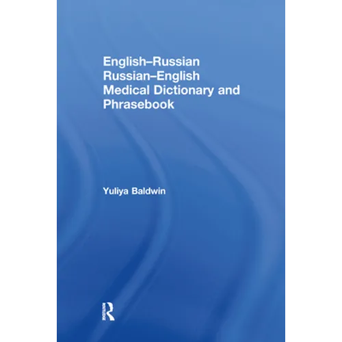 English-Russian Russian-English Medical Dictionary and Phrasebook - Paperback