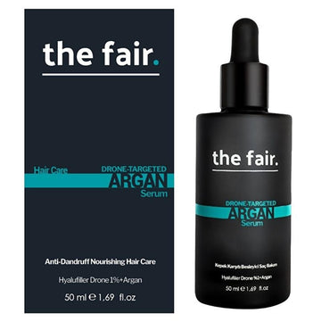 the fair. Drone-Targeted Argan Hair Serum 50ml - Nourishing Vegan Formula for All Hair Types