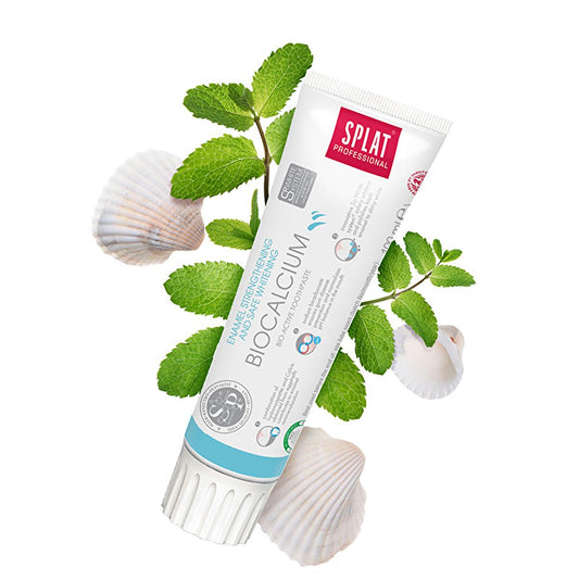 Splat Professional Biocalcium Toothpaste 100ml - Natural Oral Care with Hydroxyapatite, Strengthens Enamel & Whitens Teeth