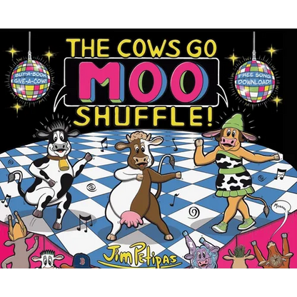 The Cows Go Moo Shuffle! - Rhyming Children's Picture Book & Song Series Book Funny Farm Animal Dance Adventure Hardcover Book with Free Song Download - Hardcover