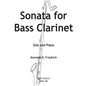 Sonata for Bass Clarinet - Paperback