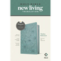 NLT Thinline Reference Bible, Filament Enabled (Leatherlike, Floral Leaf Teal, Red Letter) - Imitation Leather