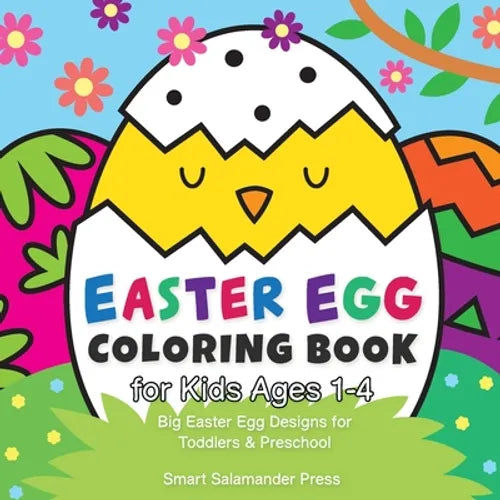 Easter Egg Coloring Book for Kids Ages 1-4: Big Easter Egg Designs for Toddlers & Preschool - Paperback