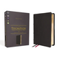 Nasb, Thompson Chain-Reference Bible, Genuine Leather, Calfskin, Black, 1995 Text, Red Letter, Comfort Print - Leather