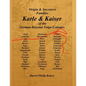 Origin & Ancestors Familes Karle & Kaiser of the German-Russian Volga Colonies - Paperback