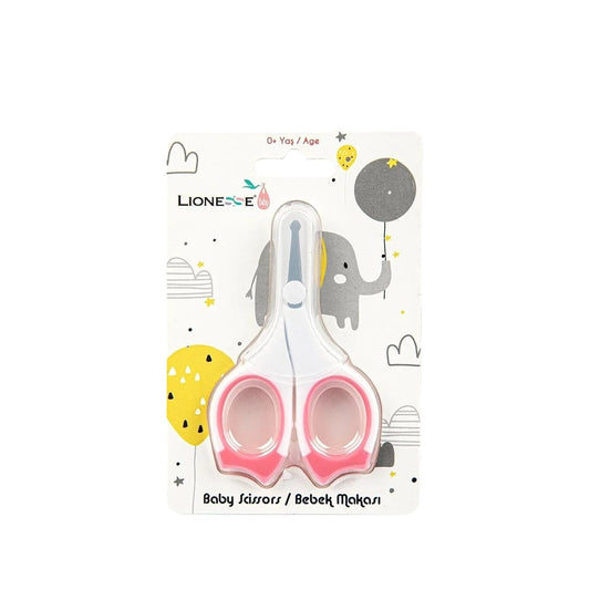 Lionesse Baby Scissors - Safe Rounded Tip for Baby Hair & Nail Care