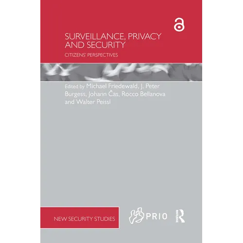 Surveillance, Privacy and Security: Citizens' Perspectives - Paperback