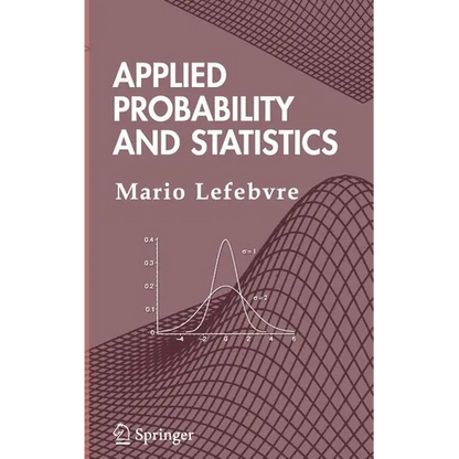 Applied Probability and Statistics - Hardcover