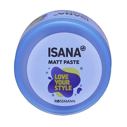 Isana Hair Wax 5 - Matte Finish, Strong Hold Styling for Men & Women - 3.38 fl oz