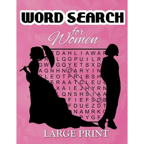 Word Search for Women: Large Print Puzzle Book - Paperback