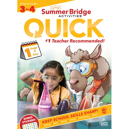 Summer Bridge Activities(r) Quick, Grades 3 - 4 - Paperback