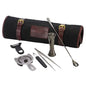 7-Piece: Barfly M37100BK Essentials Gun Metal Black Bar Cocktail Kit