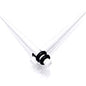 White Matte Acrylic Straight Taper Set 2G to 00G