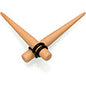 Tan Matte Acrylic Straight Taper Set 2G to 00G