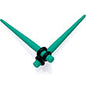 Green Matte Acrylic Straight Taper Set 2G to 00G