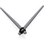 Grey Matte Acrylic Straight Taper Set 2G to 00G