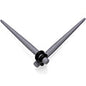 Grey Matte Acrylic Straight Taper Set 2G to 00G