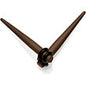 Dark Brown Matte Acrylic Straight Taper Set 12G to 00G
