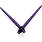 Dark Purple Matte Acrylic Straight Taper Set 12G to 00G