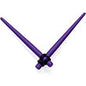 Light Purple Matte Acrylic Straight Taper Set 12G to 00G