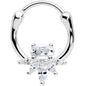 18G 3/8 Clear Gem Spray Cartilage Clicker
