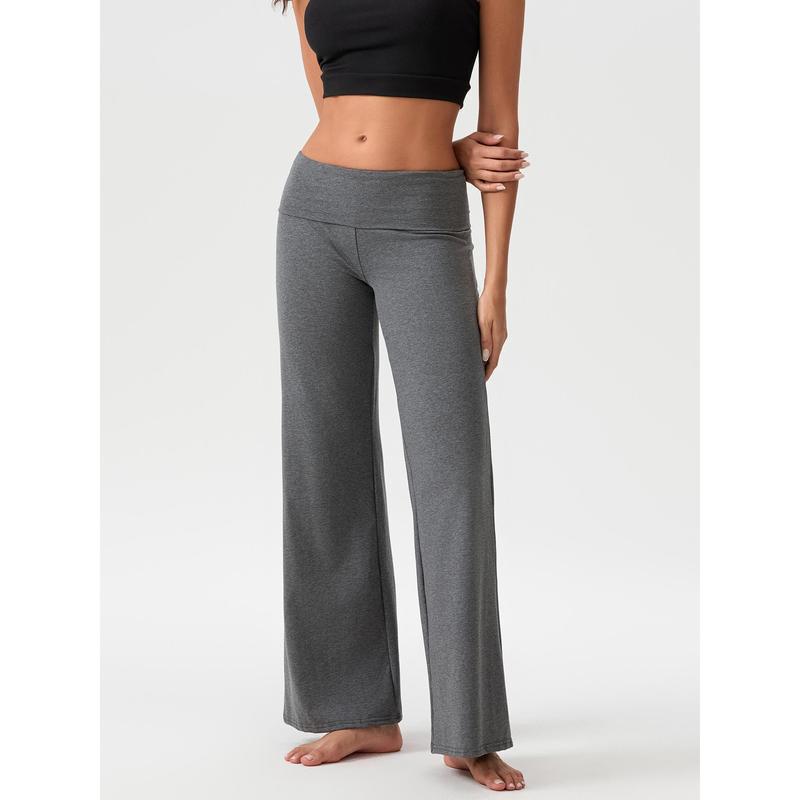 Womens Loose-Fit Foldable Casual Pants For Spring And Summer