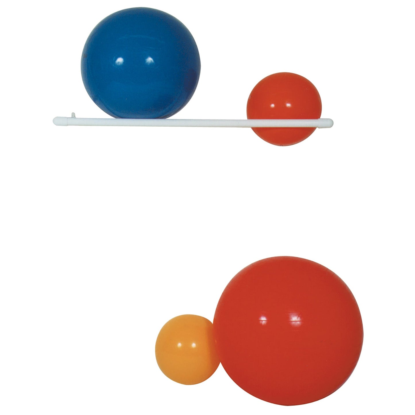 MJM International 7005 Wall mount ball rack 58" L x 17" W x 3" H