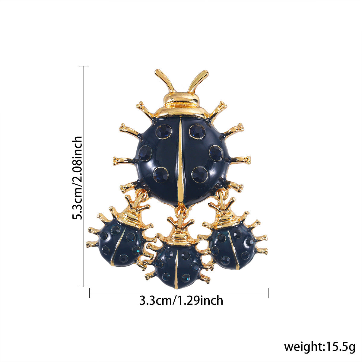 Cute Animal New Style Oil-Drop Bee Brooch