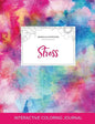 Adult Coloring Journal: Stress (Mandala Illustrations, Rainbow Canvas) - Paperback