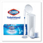 Clorox ToiletWand Disposable Toilet Cleaning System: Handle, Caddy and Refills, White