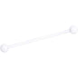 14G Wonderful White Matte Industrial Barbell 38mm