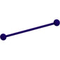 14G Natty Navy Blue Matte Industrial Barbell 38mm