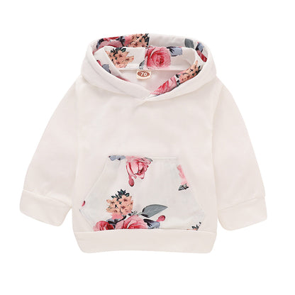 Children's hood printing suit