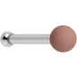 20G 1/4 Brown Matte 2mm Nose Bone