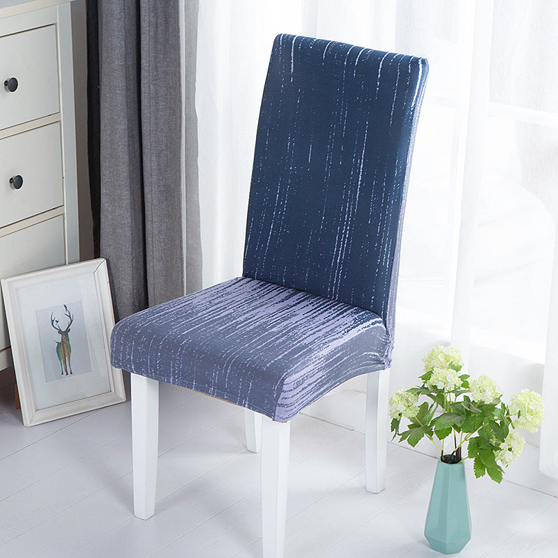 New Chair Cover Printed Chair Cover Elastic Antifouling Hotel Household Chair Cushion Protective Cover