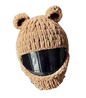Handmade Knitted Cartoon Cover for Motorcycle Helmet