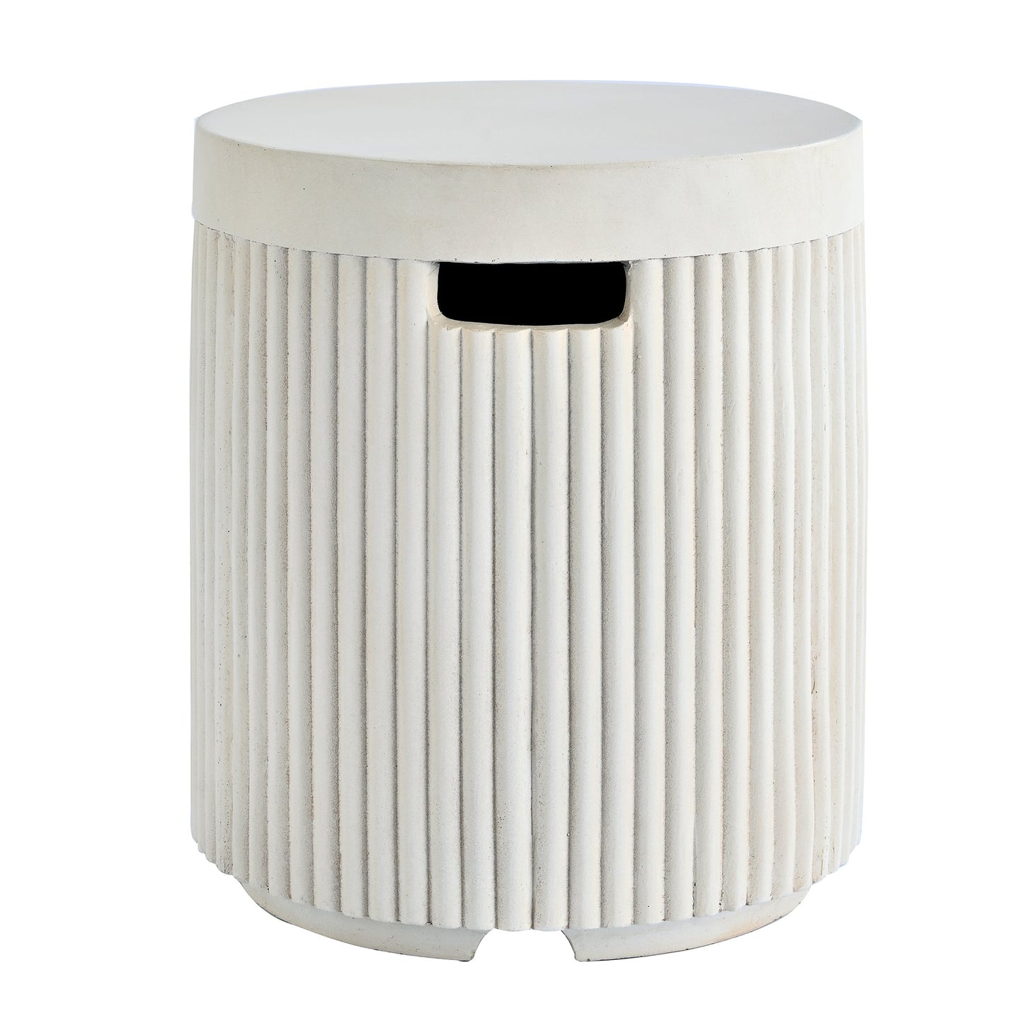 Fire Pit Propane Round MGO 50000 BTU with Tank Cover Table 38.19 In