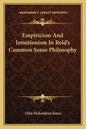 Empiricism and Intuitionism in Reid's Common Sense Philosophy - Paperback