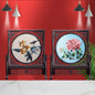 The Silk Mirror: Double-Sided Suzhou Embroidery Screen