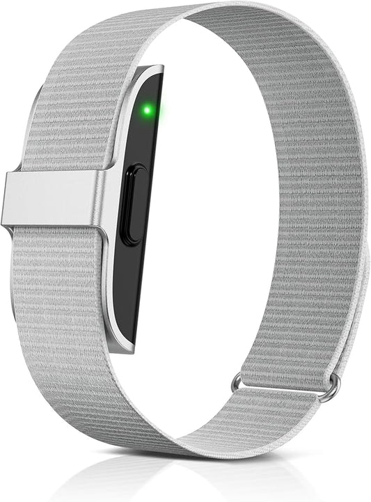 Sleep & Fitness Tracker Wristband for Women Men | 24/7 Heart Rate, Blood Oxygen & Stress Monitor | Step & Calorie Counter | IP68 Waterproof Activity Tracker, No Subscription Fee (Gray)