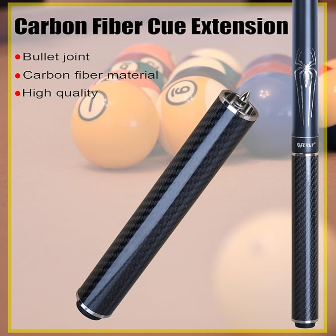 Pool Cue Stick Spider Professional Billiard Pool Cue Stick Low Deflection Pool Stick with Case