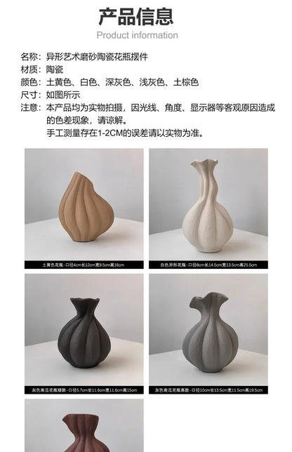 Livetai Wabi-Sabi Handmade Ceramic Vase