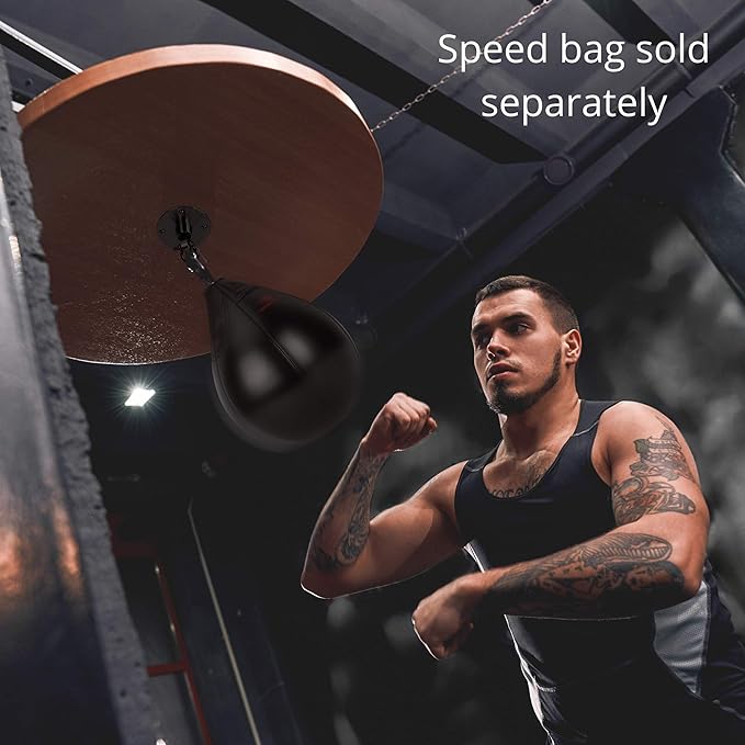 Boxerpoint Speed Bag Swivel Kit - Small Silver 360° - Mounting Hardware & Swivel Clip for Boxing Equipment