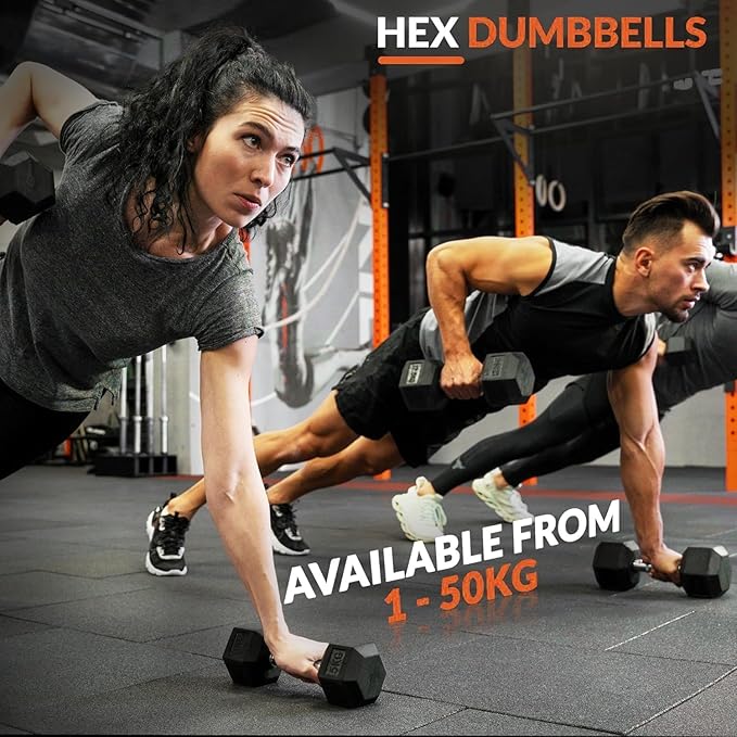 Ritafer 350-550 lbs Hex Weight Dumbbell Set with Rack 5-50 lbs Hand Weights for Strength Training for Home Gyms Rubber Iron Coated Dumbbells Exercise & Fitness Equipment to Training Strength Muscle