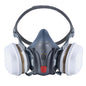 Parcil Distribution Full Face Respirator Mask with Filters – Durable Full Face Respirator Gas Mask, Bayonet Filter Compatible