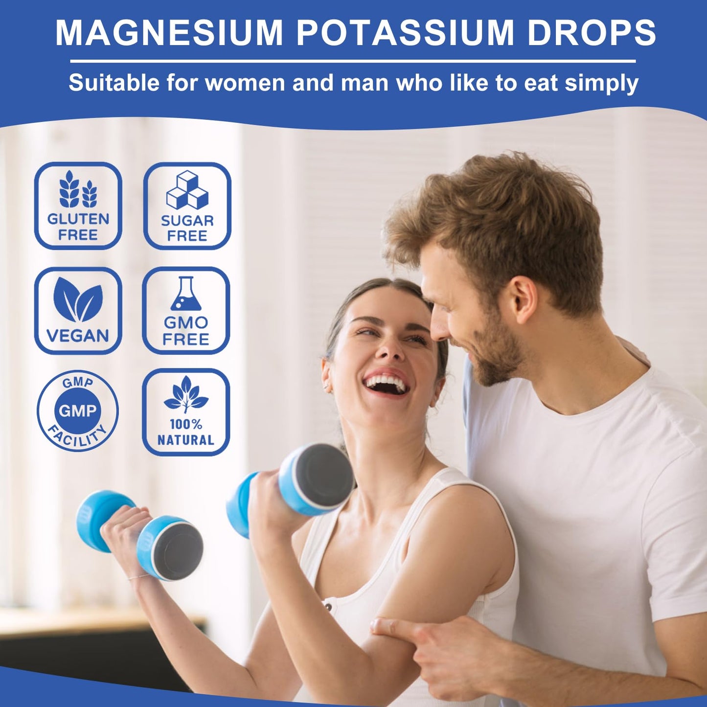 BestBy03/27 Bunkka Liquid Potassium Magnesium Calcium Zinc D3 2 Pack Blueberry