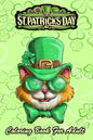 St Patricks Day Coloring Book For Adult: Kitty Cat Leprechaun - An Adult Coloring Books St Patrick for Kids, Adults with Beautiful Irish Shamrock, Lep - Paperback