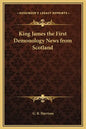 King James the First Demonology News from Scotland - Hardcover