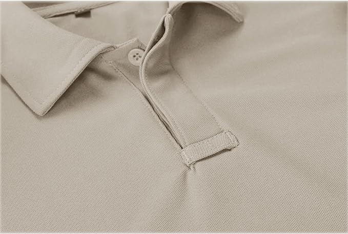 V VALANCH Mens Polo Shirts Short Sleeve Moisture Wicking Golf Polo Athletic Collared Shirt Tennis T-Shirt Tops