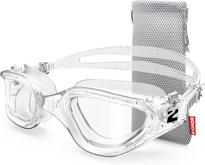 ZIONOR Swim Goggles, G1 SE Swimming Goggles Anti-fog for Adult Men Women